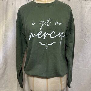 Green Graphic Sweatshirt